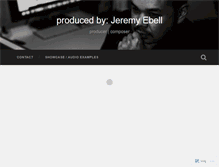 Tablet Screenshot of jeremyebell.com